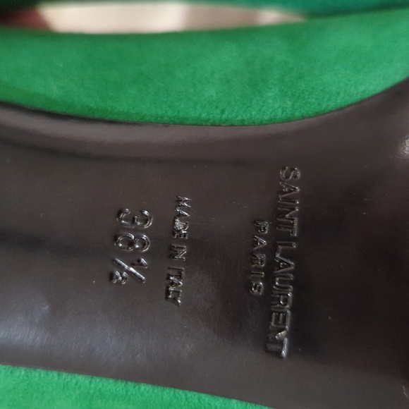 Saint Laurent YSL | suede stiletto pump - Picture 9 of 13